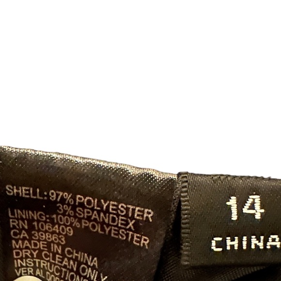 women’s black dress skirt size 14 - Picture 4 of 4